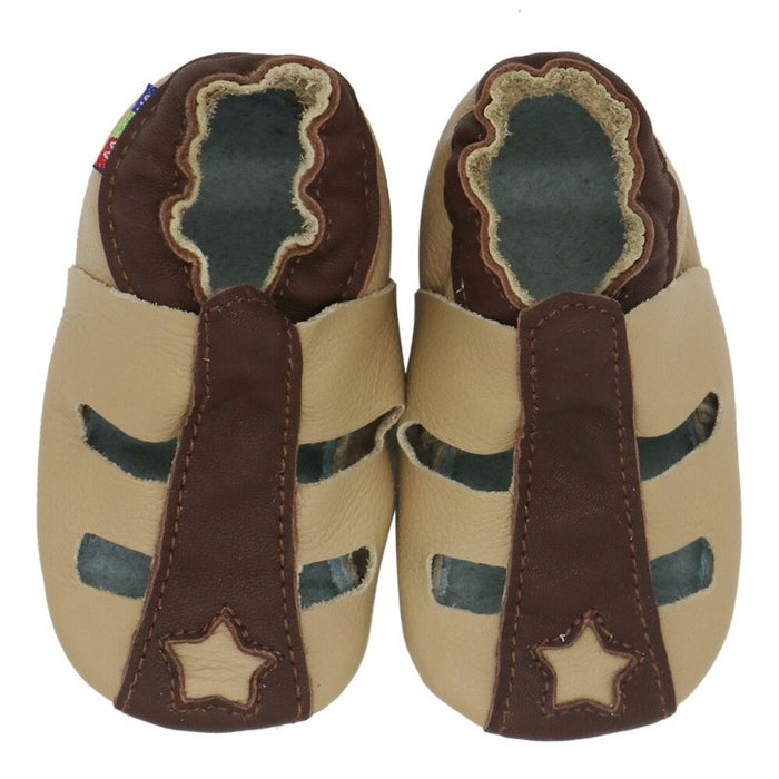 Kid's Leather Printed Shoes