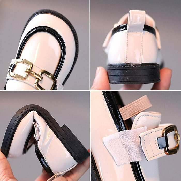 Girls Leather Princess Dance Soft Sole Sandals