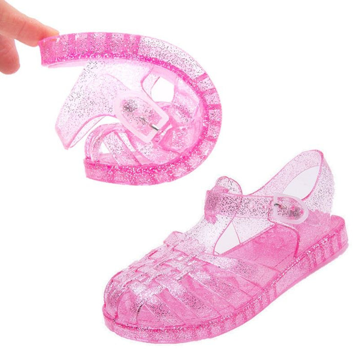 Glitter Cave Hole Style Kids Sandals